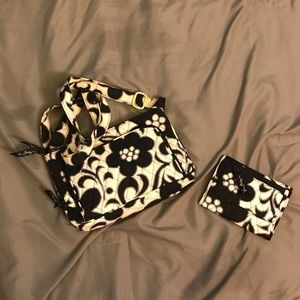 2 piece Vera Bradley purse and wallet set!